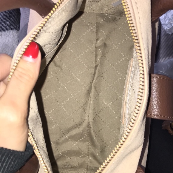 NWOT Talbots Suede/Leather Bag - Picture 8 of 8